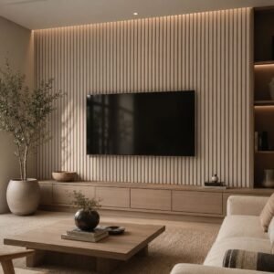 Akupanel Beige 4 Akupanel Beige Hout 270x60 cm