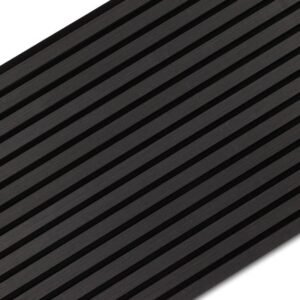 Akupanel Zwart Hout 270x60 cm