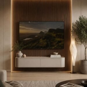 Gangkast beige_ lifestyle Japandi TV Meubel Beige