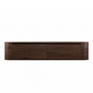 TV Meubel Walnoot_ 180 cm _front Japandi TV Meubel Walnoot Bruin