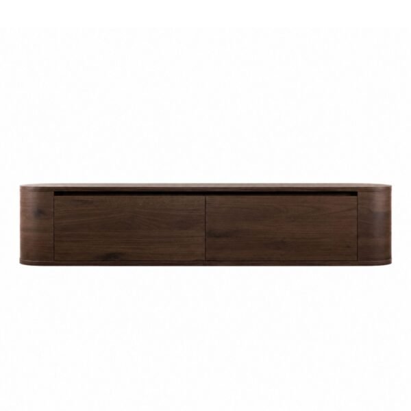 TV Meubel Walnoot_ 180 cm _front Japandi TV Meubel Walnoot Bruin