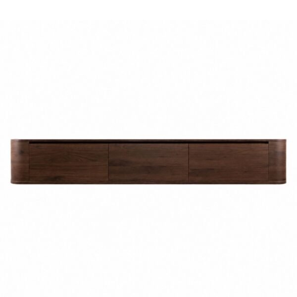 TV Meubel Walnoot_ 240 cm _front Japandi TV Meubel Walnoot Bruin