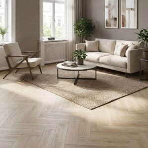 White_lifestyle PVC Walvisgraat Vloer White Oak 150×750 mm