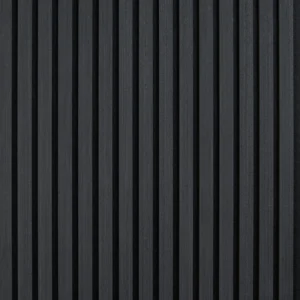 Akupanel Zwart Hout 270x60 cm