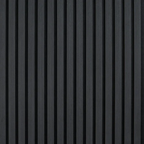 Akupanel Zwart Hout 270x60 cm