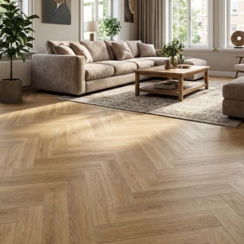 OAk PVC Visgraat Vloer Oak 125×650 mm