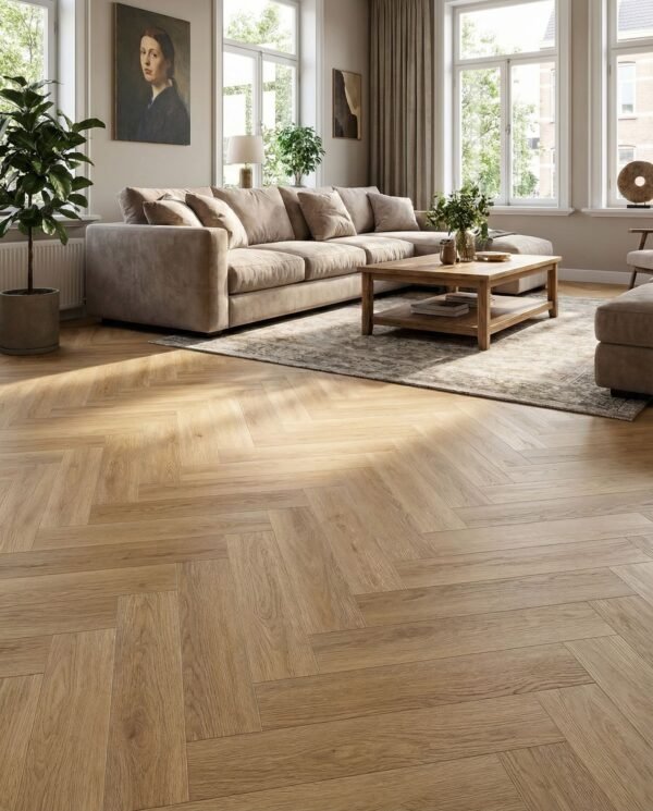 OAk PVC Visgraat Vloer Oak 125×650 mm