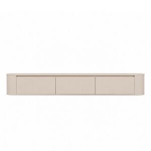 TV Meubel Champagne_ 240 cm _front Japandi TV Meubel Champagne
