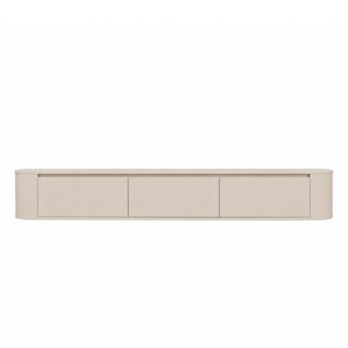 TV Meubel Champagne_ 240 cm _front Japandi TV Meubel Champagne