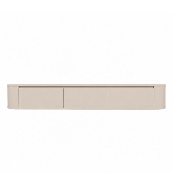 TV Meubel Champagne_ 240 cm _front Japandi TV Meubel Champagne