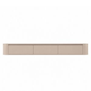 TV Meubel Champagne_ 275 cm _front Japandi TV Meubel Champagne