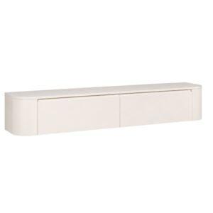 TV Meubel ivorywhite_180 _side_1 Japandi TV Meubel Ivory White