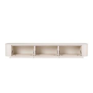 TV Meubel ivorywhite_240_open Japandi TV Meubel Ivory White