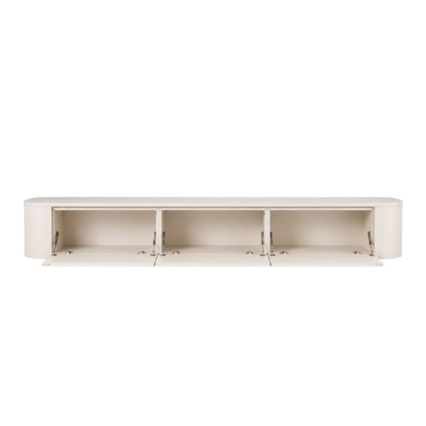 TV Meubel ivorywhite_240_open Japandi TV Meubel Ivory White