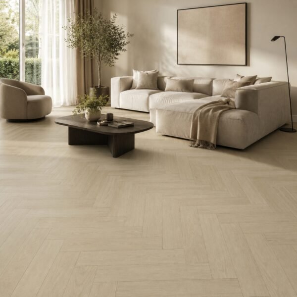 PVC Visgraat Vloer Natural Oak 650x125 mm