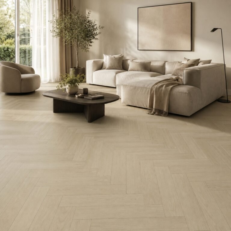 PVC Visgraat Vloer Natural Oak 650x125 mm - foto 2