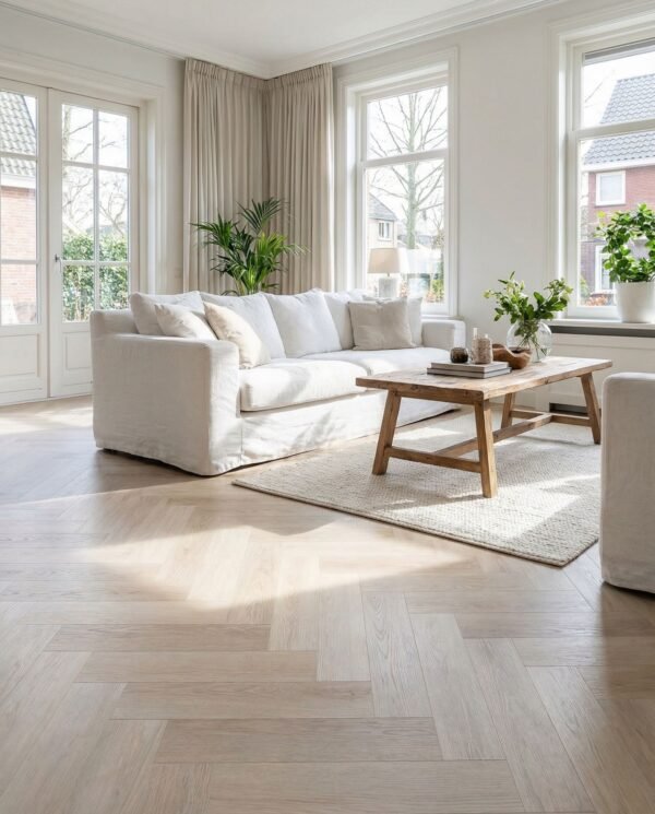 PVC Visgraat Vloer Oak Grey 125×650 mm