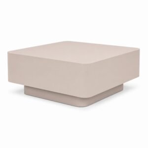 Cashmere Beige 100x100x42 cm _side Salontafel Cashmere Beige