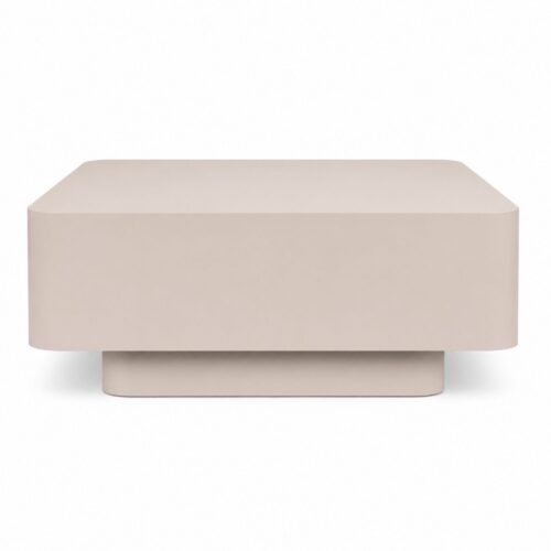 Cashmere Beige 100x100x42 cm_front Salontafel Cashmere Beige