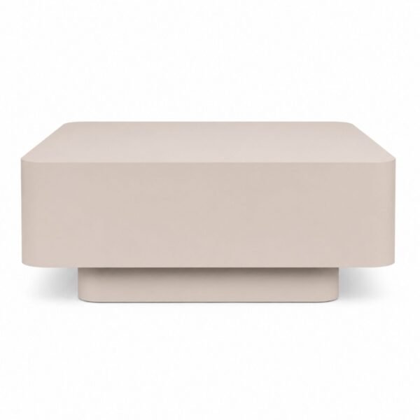 Cashmere Beige 100x100x42 cm_front Salontafel Cashmere Beige
