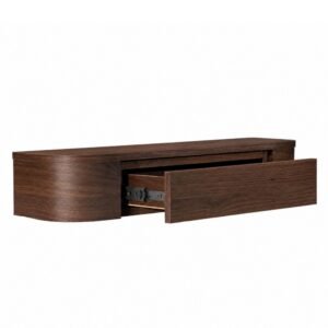 Gankast Walnut_side_open Gangkast Walnoot