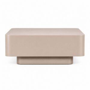 Salontafel Champagne 100x100x42_front Salontafel Champagne