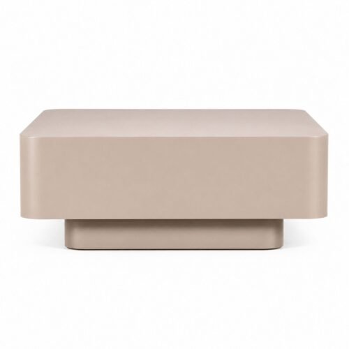 Salontafel Champagne 100x100x42_front Salontafel Champagne