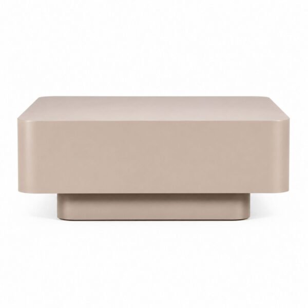 Salontafel Champagne 100x100x42_front Salontafel Champagne