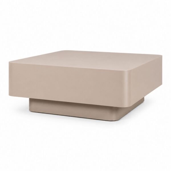 Salontafel Champagne 100x100x42_side Salontafel Champagne