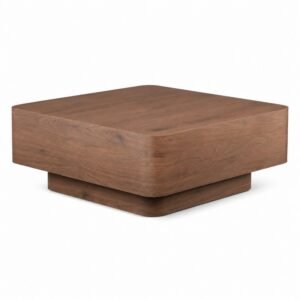 Salontafel Walnoot 100x100x42 cm _side Salontafel Walnoot
