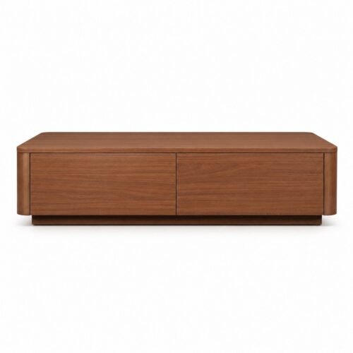 Salontafel Walnoot (China) 120x60x32 cm_front Salontafel Walnoot Bruin
