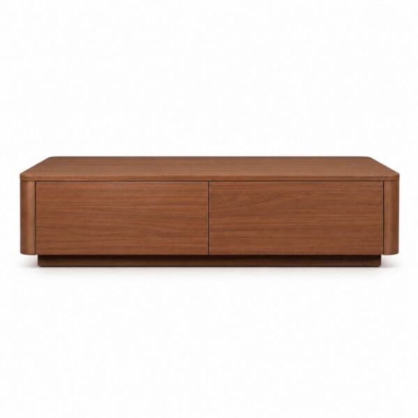 Salontafel Walnoot (China) 120x60x32 cm_front Salontafel Walnoot Bruin