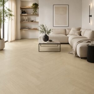 PVC Walvisgraat Vloer Blond Oak 750x150 mm