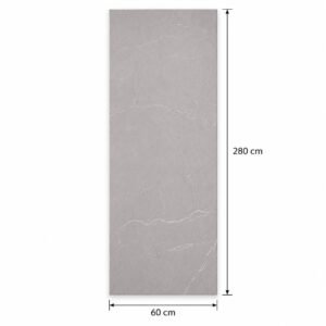 PVC Klik Wandpaneel Beton 280×60 cm