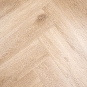 PVC Plakvloer Honey Brown Oak 750x152 mm visgraat PVC Plakvloer Honey Brown Oak 750x152 mm