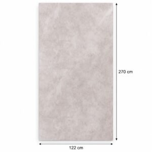 PVC Wandpaneel Licht Grijs Beton 270×122 cm