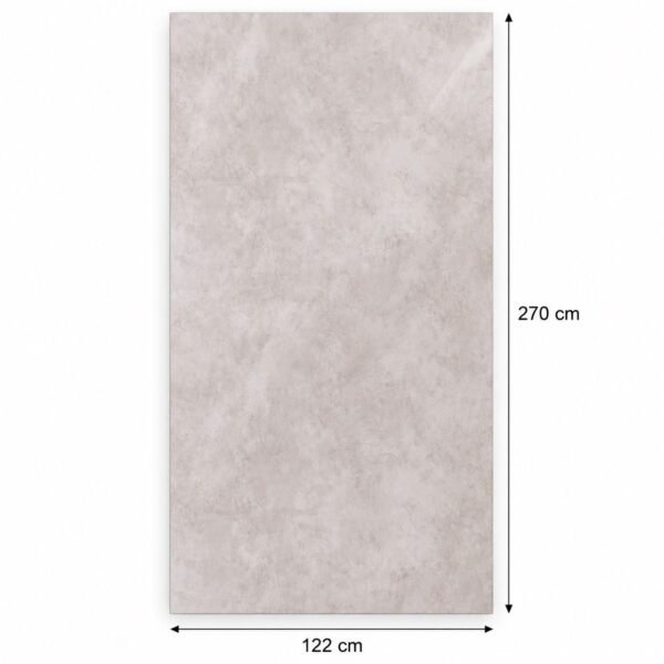 PVC Wandpaneel Licht Grijs Beton 270×122 cm