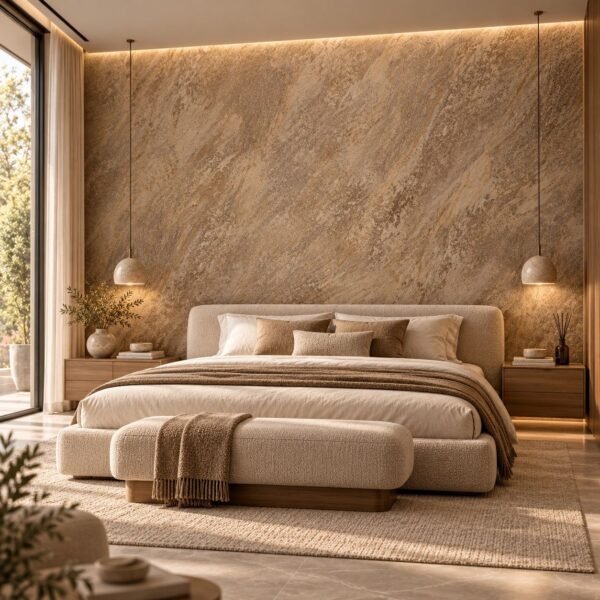 PVC Wandpaneel Natuursteen 270×122 cm lifestyle PVC Wandpaneel Natuursteen 270×122 cm